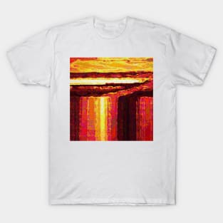 Waterfall at Sunset T-Shirt